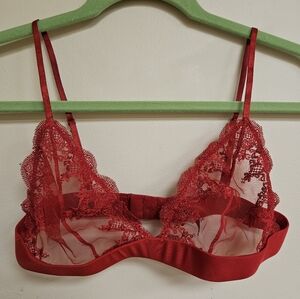 AJOUR 4 GELATO LACE BRALETTE IN RED BM4 SEXY